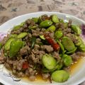 รูป Cooksnap ของ Nongyao Apiram เมื่อเขาทำ สะตอผัดกะปิกุ้งหมูสับ