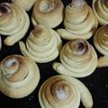 El cooksnap de Emilce Yañez cuando hizo Caracolitas de azúcar y manteca.