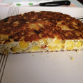 El cooksnap de Monina Monina cuando hizo Tortilla de patatas con pollo al curry.