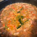 El cooksnap de Marisa cuando hizo Frijoles Charros.