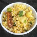 Hezal Sagala's cooksnap of when they made સાબુદાણા ની ખીચડી (Sabudana Khichdi Recipe in Gujarati).