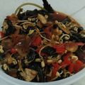 Cooksnap dari mmm3 untuk resep Sayur Bayam Merah Tauge Pedas