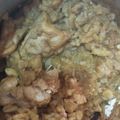 El cooksnap de Percy Bobbio cuando hizo Carapulcra limeña de cerdo.