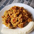 El cooksnap de Luz Redondo cuando hizo Arroz de carne de res y cerdo en aceite de coco.