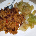 Joe 's cooksnap of when they made Red Beans and Rice.