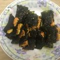 游憶雯 的 紅蘿蔔烘蛋海苔捲 cooksnap