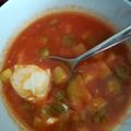 El cooksnap de Antonio Vargas cuando hizo Sopa de calabacitas.