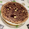 liliom1229 Cooksnap-ja, amikor elkészítette a(z) Őszibarackos csokoládés sajttorta sütés nélkül receptet.