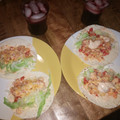 Stephen's cooksnap of when they made Snapper Tacos with Chipotle Cream.