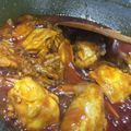Cooksnap Nilam Jamil semasa beliau membuat Ayam masak sos.