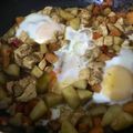 El cooksnap de Agus Ponce Uria cuando hizo Pasta con pollo y verduras estilo chop suey, reducido en sodio.