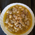 El cooksnap de Ramón Iglesias cuando hizo Alubias blancas con almejas y sepia.