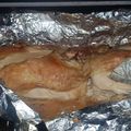El cooksnap de hugo Y Claudia cuando hizo Arrollado de pollo relleno.