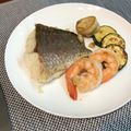Hui-ju Yang 的 香煎蒜香鱸魚排 cooksnap