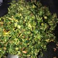 El cooksnap de Sofia Sanchez cuando hizo Huevo revuelto con espinaca.