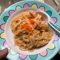 รูป Cooksnap ของ จิ๊บ เมื่อเขาทำ สปาเก็ตตี้ครีมไข่กุ้ง