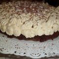 El cooksnap de nil cuando hizo Torta brownie en microondas con dulce de leche y crema.