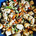 El cooksnap de Angela Del Pilar cuando hizo Chapsui de pollo y verduras.