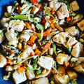 El cooksnap de Angela Del Pilar cuando hizo Chapsui de pollo y verduras.