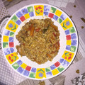 El cooksnap de Marta cuando hizo Arroz al ras el hanout.