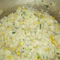 El cooksnap de Tamm Munch cuando hizo Arroz al verdeo y choclo.
