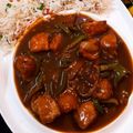 Afshan Shahnawaz's cooksnap of when they made Chicken Shashlik with Vegetable fried Rice.
