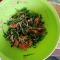El cooksnap de Paola Haxel cuando hizo Ensalada de rúcula y queso parmesano.