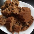 El cooksnap de Sabri en la huerta cuando hizo Budín de chocolate y café.