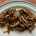 El cooksnap de LuzMa SG cuando hizo Nopales con Chile Pasilla.