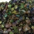 Kuldeep Kaur's cooksnap of when they made Bhindi Masala.