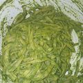 El cooksnap de maribel cuando hizo Espaguetis con Pesto.