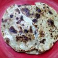 Sushmita Chakraborty's cooksnap of when they made Paneer Paratha.