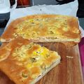 El cooksnap de Flavia cuando hizo Torta salada en licuadora.