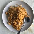 Cooksnap dari Joshua Sans untuk resep Spaghetti Salmon Aglio Olio