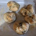 Theresa Flaherty's cooksnap of when they made Garlic knots.