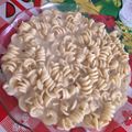 El cooksnap de Violeta Palermo cuando hizo Fideos con Salsa blanca.