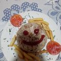 El cooksnap de Hernan Gustavo Medina cuando hizo Arroz chino con pollo y champiñones.