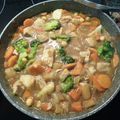 El cooksnap de Susana cuando hizo Garbanzos con Emperador y Verdura.