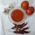 Vibha Mahendra Champaneri's cooksnap of when they made લાલ મરચા ટામેટા લસણની ચટણી (Red Chili Tomato Garlic Chutney Recipe In Gujarati).