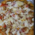 Farzana Memon 's cooksnap of when they made Chicken pizza.