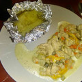El cooksnap de yjfa cuando hizo Fajitas de pollo en crema chipotle.