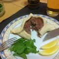 El cooksnap de Alejandro Suarez cuando hizo Fatay (Empanada árabe).