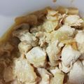 El cooksnap de Laura Jimenez cuando hizo Pollo con piña.