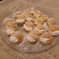 El cooksnap de evelyn cuando hizo Profiteroles “nata y crema”.