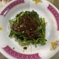 Cooksnap dari Andriyani Pakpahan untuk resep Rujak Kangkung Dadakan Khas Kuningan