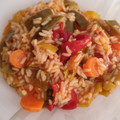 El cooksnap de Paola Lozano Zafra cuando hizo Arroz con carne y verduras, nada frito.