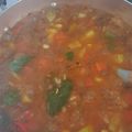 El cooksnap de Micaela Rodríguez cuando hizo Guisito vegano de lentejas y arroz integral orgánico.