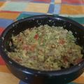 El cooksnap de Ana Escribano cuando hizo Guacamole tradicional, toque picante opcional.