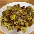 El cooksnap de miguel Villalba cuando hizo Alcachofas con champiñones rehogadas.
