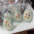 El cooksnap de Karen Zaragoza cuando hizo Glasé para decorar huevos de Pascua.